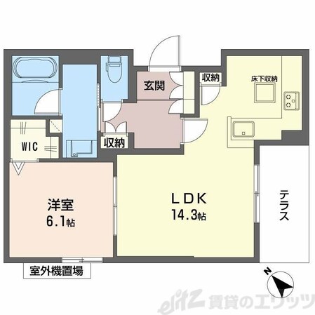 オルキデア クオーレの物件間取画像